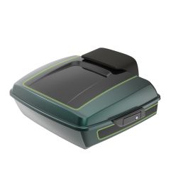 Advanblack Custom Two Tone Chopped Rear Tour Trunk Pack For '97
