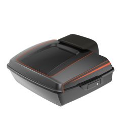 エイトマン ザ・リバイバルボックスパート1/2 レザーディスク Advanblack Custom Two Tone Chopped Rear Tour Trunk Pack For '97