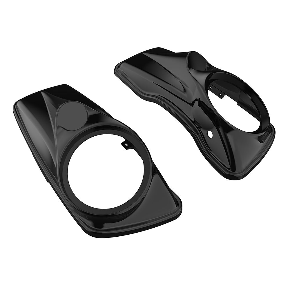 Color Matched 8 Saddlebag Speaker Lid Cover for 2014 Harley