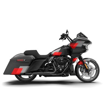 Hot Lap Spoiler Fairings Kit with Support Bracket for '23.5-'25 Harley Road Glide 