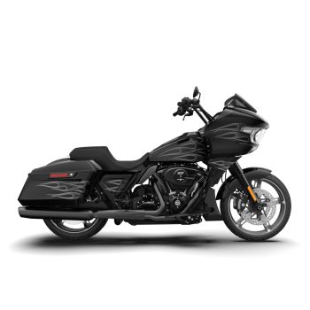 Midnight Firestorm Spoiler Fairings Kit with Support Bracket for '23.5-'25 Harley Road Glide 