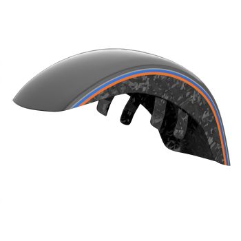 Advanblack Daybrake Raven Fade Glossy Black Forged Carbon Fiber Fuel Tank Shell Cover for Harley '24Up Touring & '23.5Up CVO Models