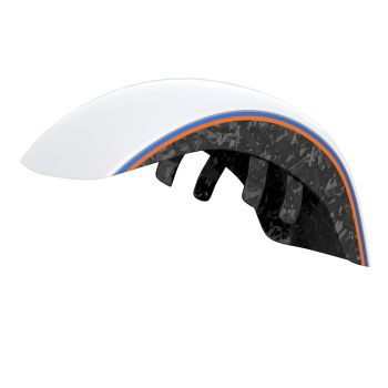Advanblack Daybrake White Onyx Pearl Glossy Black Forged Carbon Fiber Fuel Tank Shell Cover for Harley '24Up Touring & '23.5Up CVO Models