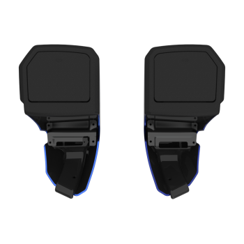 Aurora Blue Denim Lower Fairings for Harley '23.5-Later Harley Touring