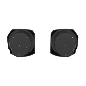 Dark Billiard Gray 8inch Lower Fairings Speaker Pods for Harley 24up Later Harley Touring