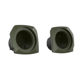 Olive Steel Metallic/Vivid Black Lower Fairings 6.5inch Speaker Pods for Harley 24up Later Harley Touring