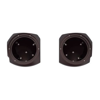 Inferno Gray 8inch Lower Fairings Speaker Pods  for Harley 24up Later Harley Touring