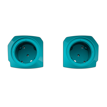 Teal Thunder/Vivid Black Lower Fairings 6.5inch Speaker Pods for Harley 24up Later Harley Touring
