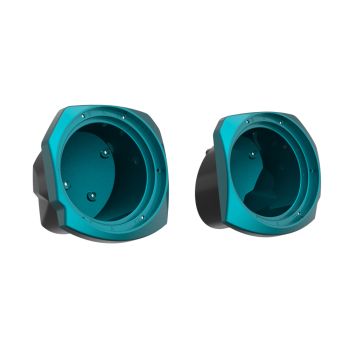 Teal Thunder/Vivid Black 8inch Lower Fairings Speaker Pods for Harley 24up Later Harley Touring