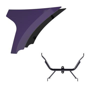 Mystic Shift Side Spoiler Panel Fairings with Support Bracket for '23.5-'25 Harley Road Glide 