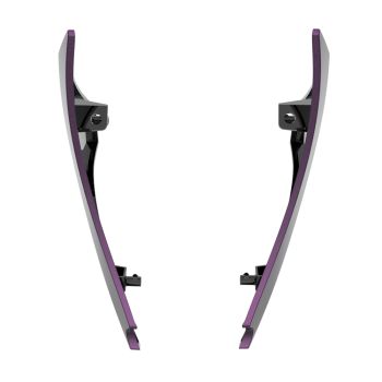 Poison Berry Side Spoiler Panel Fairings with Support Bracket for '23.5-'25 Harley Road Glide 