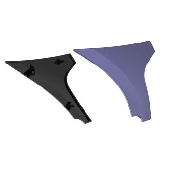 Purple Abyss Side Spoiler Panel Fairings with Support Bracket for '23.5-'25 Harley Road Glide