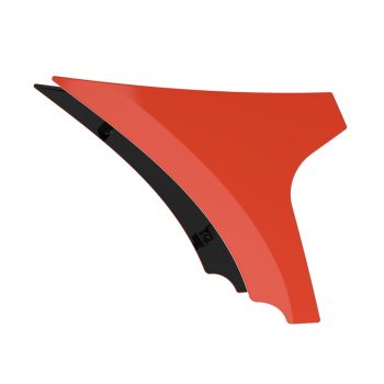 Blood Orange Side Spoiler Panel Fairings with Support Bracket for '23.5-'25 Harley Road Glide