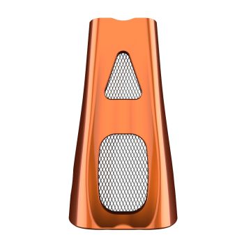 Advanblack Scorched Orange ABS  Chin Spoiler for 2017+ M8 Harley Davidson Touring
