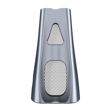 Advanblack Gauntlet Gray Metallic ABS  Chin Spoiler for 2017+ M8 Harley Davidson Touring