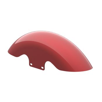 Ember Red Sunglo Holeshot Performance 19inch short front fender for harley touring