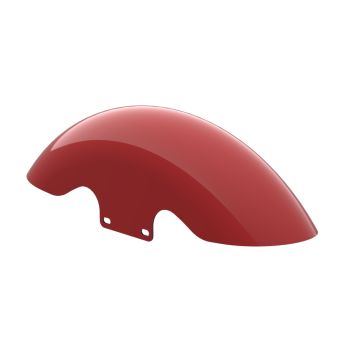 Redline Red Holeshot Performance 19inch short front fender for harley touring