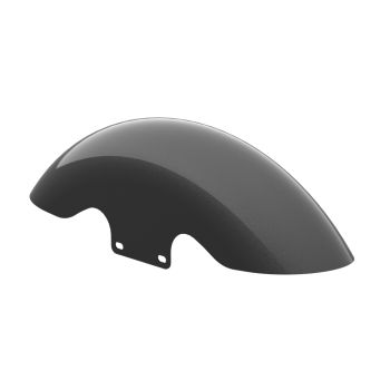 Black Quartz Holeshot Performance 19inch short front fender for harley touring