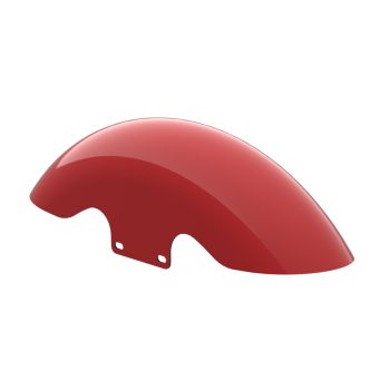 Billiard Red Holeshot Performance 19inch short front fender for harley touring