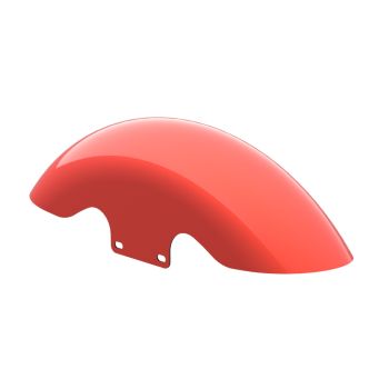 Candy Orange Holeshot Performance 19inch short front fender for harley touring