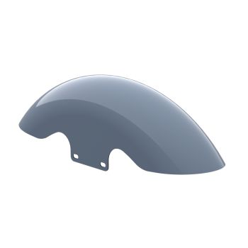 Gunship Gray Holeshot Performance 19inch short front fender for harley touring