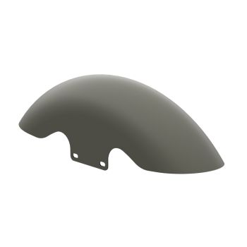 Industrial Gray Denim Holeshot Performance 19inch short front fender for harley touring