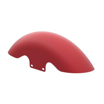 Wicked Red Denim Holeshot Performance 19inch short front fender for harley touring