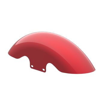 Wicked Red Holeshot Performance 19inch short front fender for harley touring