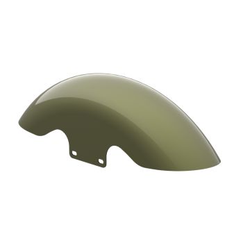 Mineral Green Metallic Holeshot Performance 19inch short front fender for harley touring