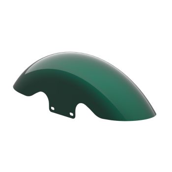 Alpine Green Holeshot Performance 19inch short front fender for harley touring