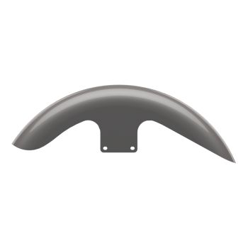 Billet Silver Holeshot Performance 21inch short front fender for harley touring