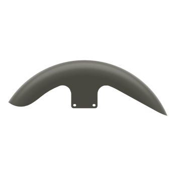 Industrial Gray Denim Holeshot Performance 21inch short front fender for harley touring