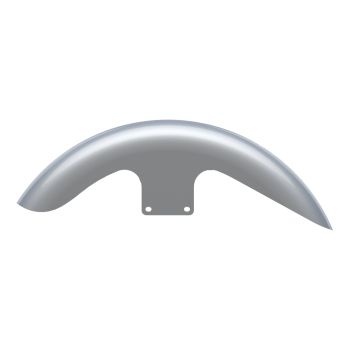 Barracuda Silver Holeshot Performance 21inch short front fender for harley touring