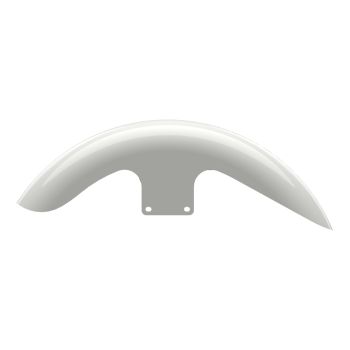 Stone Washed White Pearl Holeshot Performance 21inch short front fender for harley touring