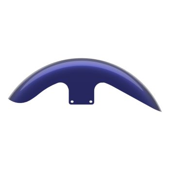 Zephyr Blue Holeshot Performance 21inch short front fender for harley touring