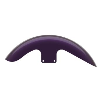 Hard Candy Mystic Purple Flake Holeshot Performance 21inch short front fender for harley touring