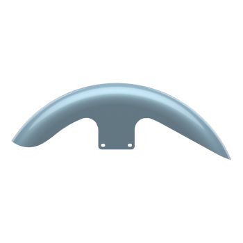 Sharkskin Blue Holeshot Performance 21inch short front fender for harley touring