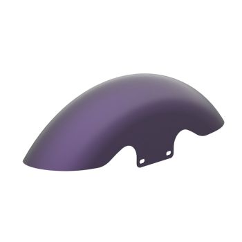 Purple Abyss Denim Holeshot Performance 19inch short front fender for harley touring