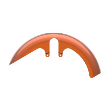 Amber Whisky Fat Front Fender for harley 09-23 touring
