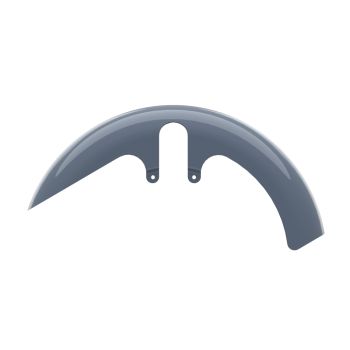 Gunship Gray Fat Front Fender for harley 09-23 touring