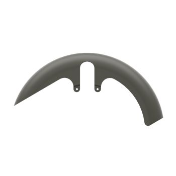 Industrial Gray Denim Fat Front Fender for harley 09-23 touring