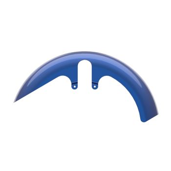 Superior Blue Fat Front Fender for harley 09-23 touring
