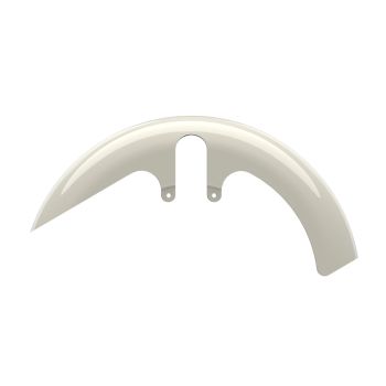 Birch White Fat Front Fender for harley 09-23 touring