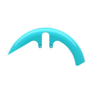 Frosted Teal Fat Front Fender for harley 09-23 touring