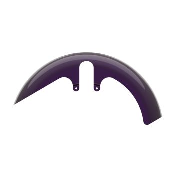 Hard Candy Mystic Purple Flake Fat Front Fender for harley 09-23 touring