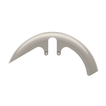 White Sand Pearl Fat Front Fender for harley 09-23 touring