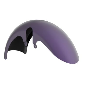 Purple Abyss Denim Fat Front Fender for harley 24up touring