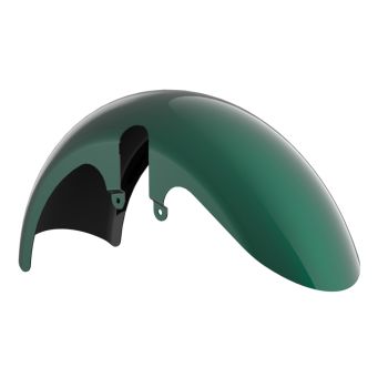 Alpine Green Fat Front Fender for harley 24up touring