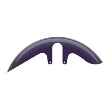 Advanblack Mystic Shifty Shorty Performance 18" Wide Fat Tire Front Fender for 23.5Up Harley Touring Models