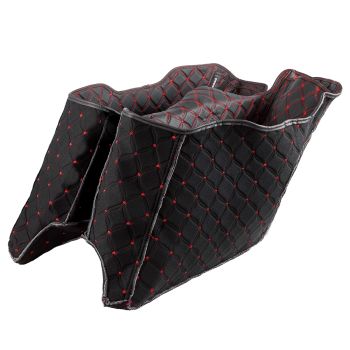 Advanblack 2014+ Stretched Saddlebag Liner Custom Red Stitching Liner Kit Fit for Bottoms